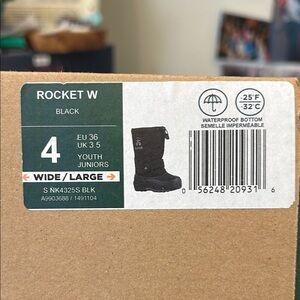 Kamik Black ROCKET Winter Boots WIDE